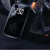 SChitec Elektrikli Dijital Hava Kompresörü Led Göstergeli | 150PSI Taşınabilir Şarjlı Pompa WY006 thumbnail 4