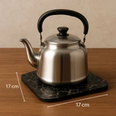 2Lİ AHŞAP MERMER DESEN NİHALE SETİ (KARE-DAİRE) thumbnail 5