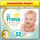 Prima Premium Care 3 Beden Ekonomik Paket 6-10 Kg 52 Adet - 1