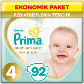 Prima Premium Care 4 Beden Ekonomik Paket 9-14 Kg (2*46) 92 Adet - 1
