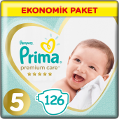 Prima Premium Care 5 Beden Bebek Bezi 11-18 Kg (3*42) 126 Adet - 1