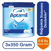 Aptamil Bebek Sütü 1 Numara 350 gr 3 lü Paket - 1