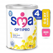 Sma Optipro 1 Bebek Maması 800 Gr 4 Adet - 1