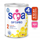SMA Optipro 2 Bebek Maması 800 gr 4 Adet - 1
