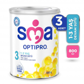 SMA Optipro 3 Bebek Maması 800 gr 3 Adet - 1