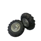 bluebee 4.00x8 Lastik + 3inç Jant + Jant Mili dahil Rulmanlı Çayır Biçme Makinesi Teker Takımı thumbnail 1