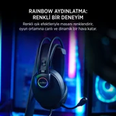 James Donkey 713 Rainbow 7.1 Siyah Gaming Kulaklık Siyah thumbnail 4