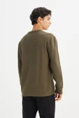 Erkek Selanik Sweatshirt Khaki Khaki XXL thumbnail 2