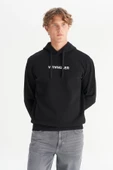 Erkek Big Logo Sweatshirt Black Black S thumbnail 1