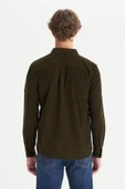 Erkek Kadife Gömlek Ivy Green Ivy Green XXL thumbnail 2