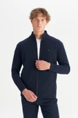 Erkek Selanik Full Zip Sweatshirt Navy Navy L thumbnail 4