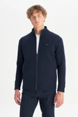 Erkek Selanik Full Zip Sweatshirt Navy Navy L thumbnail 1