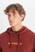 Erkek Big Logo Sweatshirt Wine Wine L thumbnail 5