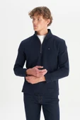 Erkek Half  Zip Sweatshirt Navy Navy M thumbnail 4