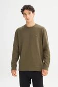 Erkek Selanik Sweatshirt Khaki Khaki XXL thumbnail 1