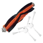 Xiaomi İle Uyumlu Mi Robot vakum 2 Pro + Robot Süpürge Ana Rulo Fırça Yan Fırça 2 Adet thumbnail 1