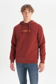 Erkek Big Logo Sweatshirt Wine Wine S thumbnail 1