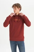 Erkek Big Logo Sweatshirt Wine Wine S thumbnail 4