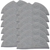 Xiaomi İle Uyumlu Mi Robot vakum Robot Süpürge Mop Bezi 12 Adet thumbnail 1