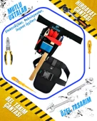 Bel Tipi Alet Çantası Takım Çantası Hırdavat Çantası Bez Takım Çantası Kemer Klipsli, Ustalar ve Teknisyenler thumbnail 5