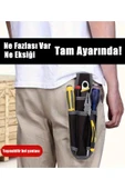 Bel Tipi Alet Çantası Hırdavat Çantası Bez Takım Çantası Kemer Klipsli, Ustalar ve Teknisyenler thumbnail 6