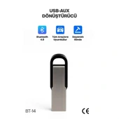 Araç Teyp Bluetooth Çevirici USB Dönüştürücü thumbnail 1