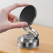 BUFFER® Vakumlu Manyetik Telefon Tutucu – Güçlü Vakum 360° Döner Araç İçi Telefon Standı, Ultra Sabit Manyetik Destekli thumbnail 4