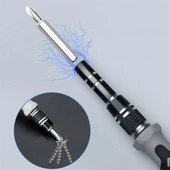 BUFFER® 115 in 1 Hassas Tornavida Onarım Alet Manyetik Sürücü Kitli Elektronik Hassas Tornavida Seti thumbnail 6