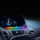 RGB Sese Duyarlı Taşınabilir Ekolayzer LED Çubuk thumbnail 3