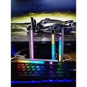 RGB Sese Duyarlı Taşınabilir Ekolayzer LED Çubuk thumbnail 1