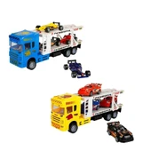 1:32 Maxx Wheels 2 Katlı Transporter 4 Araçlı Tır 32 Cm 1 Adet Fiyatıdır - 1