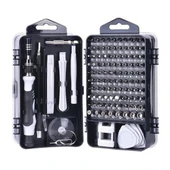 BUFFER® 115 in 1 Hassas Tornavida Onarım Alet Manyetik Sürücü Kitli Elektronik Hassas Tornavida Seti thumbnail 1