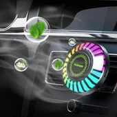 Araç İçi Koku Hazneli RGB Sese Duyarlı LED Işık thumbnail 2