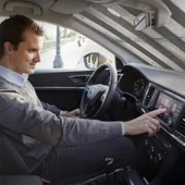 120*55 Cm Ambalajlı Vantuzlu Araç İçi Ön Cam Perdesi Katlanabilir Güneşlik thumbnail 3