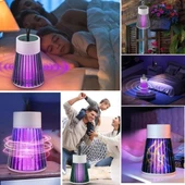 İç Ve Dış Mekanlar İçin Şarjlı Sinek Öldürücü Sivrisinek Kovucu,uv Işıklı Sineksavar Taşınabilir Gece Lambası thumbnail 4