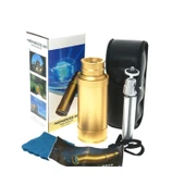 50X50 Panda Metal Gövde Tek Gözle Büyük Mercek Korsan Dürbün Gold thumbnail 1