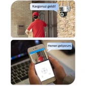 Çift Lensli Dış Mekan Wi-fi Kamera thumbnail 4