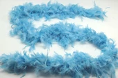 Bebek Mavisi Kabarık Tüylü Otriş Boa Dekorasyon Tüy 180 cm thumbnail 1