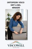 Ortopedik Visco Sırt & Bel Minderi Sırt Minderi Ortopedik Bel Minderi %100 Visco Destek Minder thumbnail 2