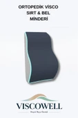 Ortopedik Visco Sırt & Bel Minderi Sırt Minderi Ortopedik Bel Minderi %100 Visco Destek Minder thumbnail 1