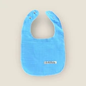 5'li Sıvı Geçirmez Çift Kat Müslin Mama Ve Salya Önlüğü, %100 Pamuk Alezli Erkek Set thumbnail 4