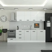 260 cm Mutfak Dolabı  MDF Kapak Tezgah Dahil YRKN260 100 thumbnail 1