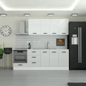 235 cm Mutfak Dolabı  MDF Kapak Tezgah Dahil YRKN235 100 thumbnail 1