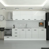 300 cm Mutfak Dolabı  MDF Kapak Tezgah Dahil YRKN315 100 thumbnail 1