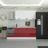 225 cm Mutfak Dolabı  MDF Kapak Tezgah Dahil YRKN225 101 thumbnail 1