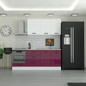 220 cm Mutfak Dolabı  MDF Kapak Tezgah Dahil YRKN220 102 thumbnail 1