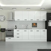 285 cm Mutfak Dolabı  MDF Kapak Tezgah Dahil YRKN285 97 thumbnail 1