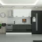 230 cm Mutfak Dolabı  MDF Kapak Tezgah Dahil YRKN230 99 thumbnail 1