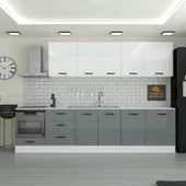 300 cm Mutfak Dolabı  MDF Kapak Tezgah Dahil YRKN310 98 thumbnail 1