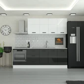 235 cm Mutfak Dolabı  MDF Kapak Tezgah Dahil YRKN235 99 thumbnail 1